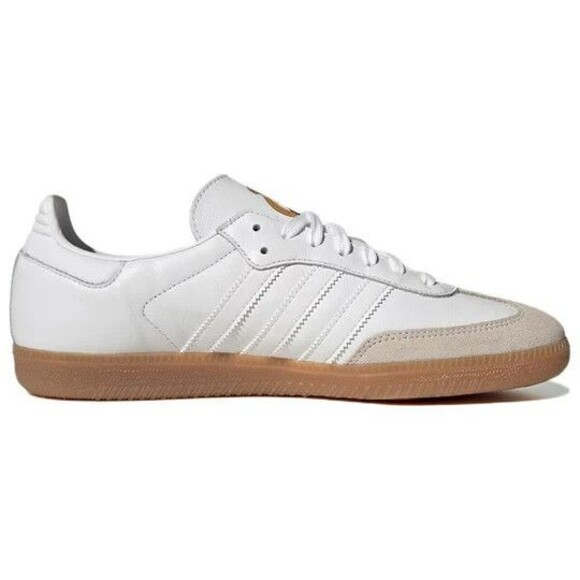 Adidas Samba x Team Real Madrid Soccer Men Size 13 Shoes White Gum HQ7032 main image 4